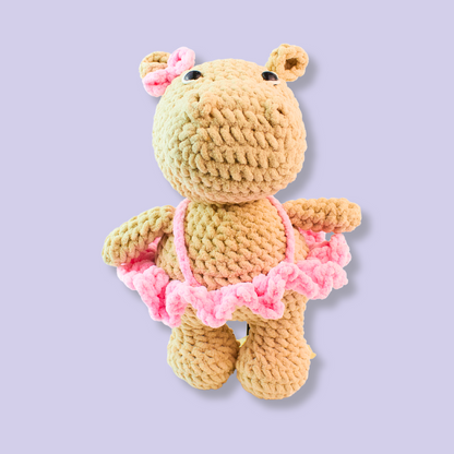 Savage Trio: Hippo, Dino & Elephant Adventures Crochet Pattern