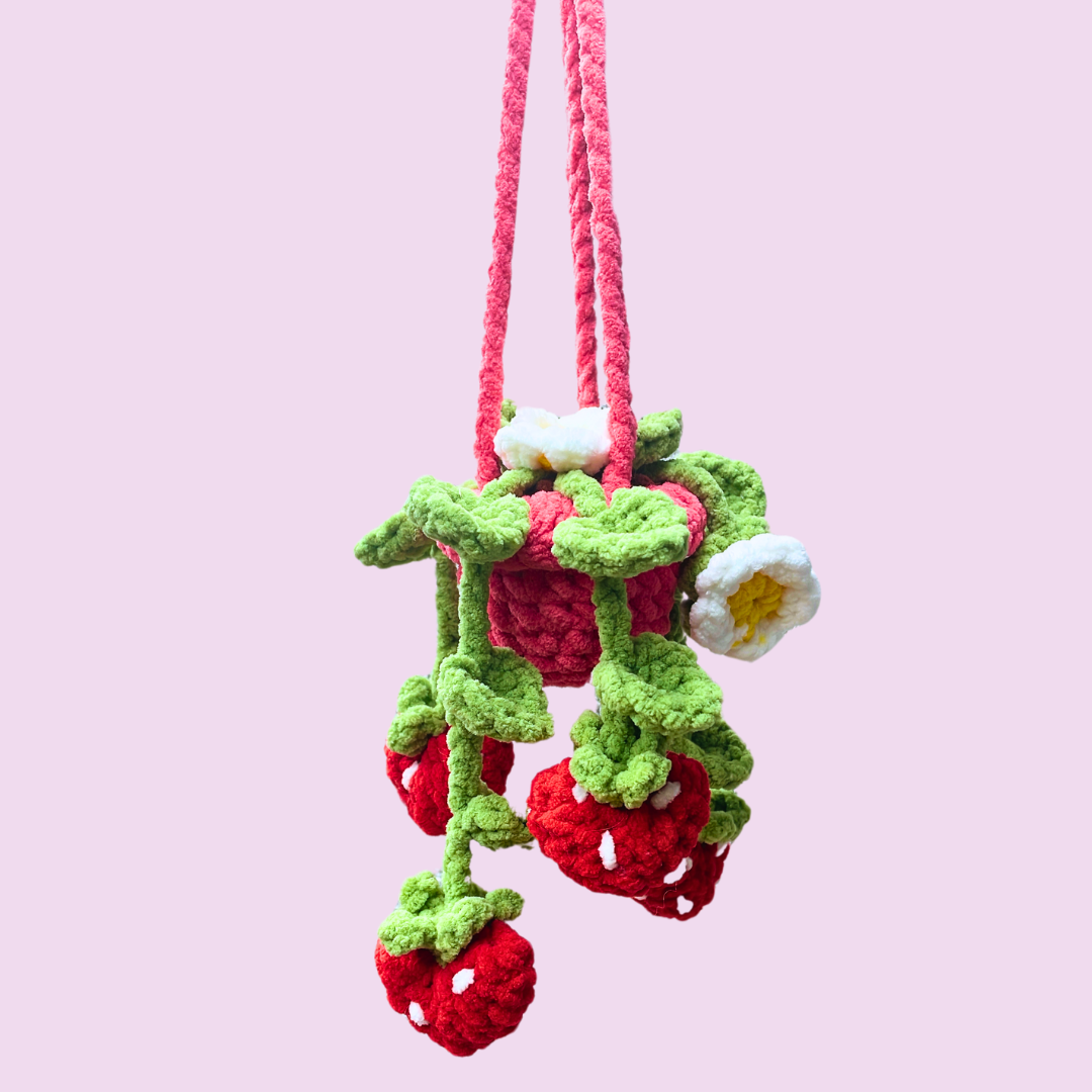 🍓💞 Strawberry Kisses Crochet Pattern