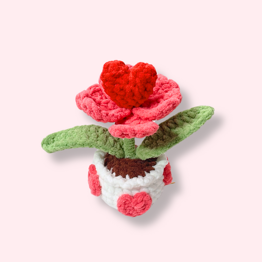 🌷 HeartBloom Tulip Crochet Pattern