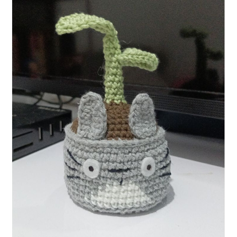Totoro Flower Pot Crochet Pattern