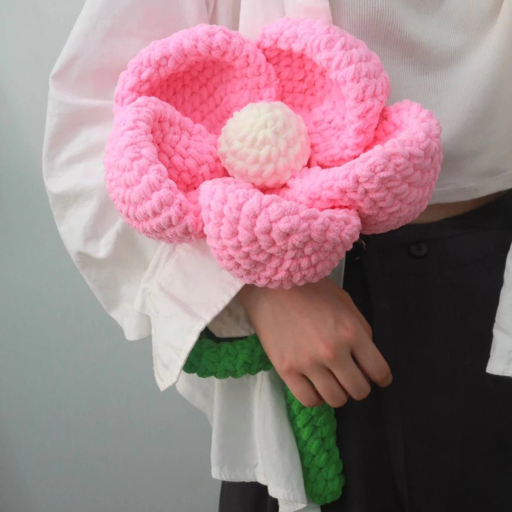 Giant Five-Petal Flower Crochet Pattern