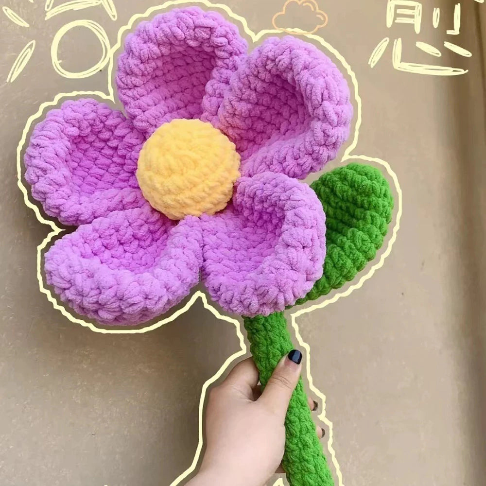 Giant Five-Petal Flower Crochet Pattern