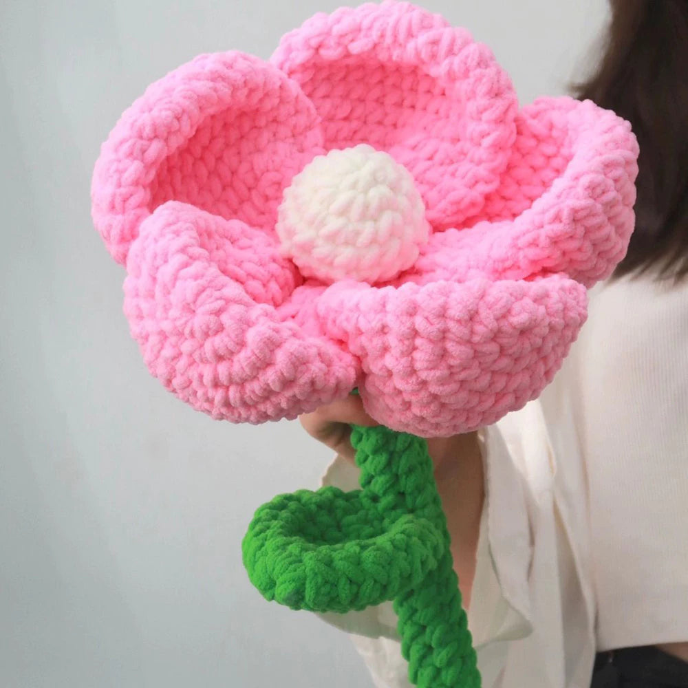 Giant Five-Petal Flower Crochet Pattern