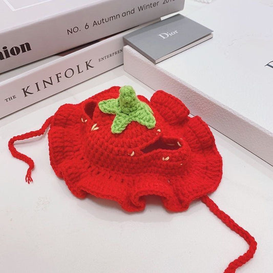 Tomato Cat Beanie Crochet Pattern