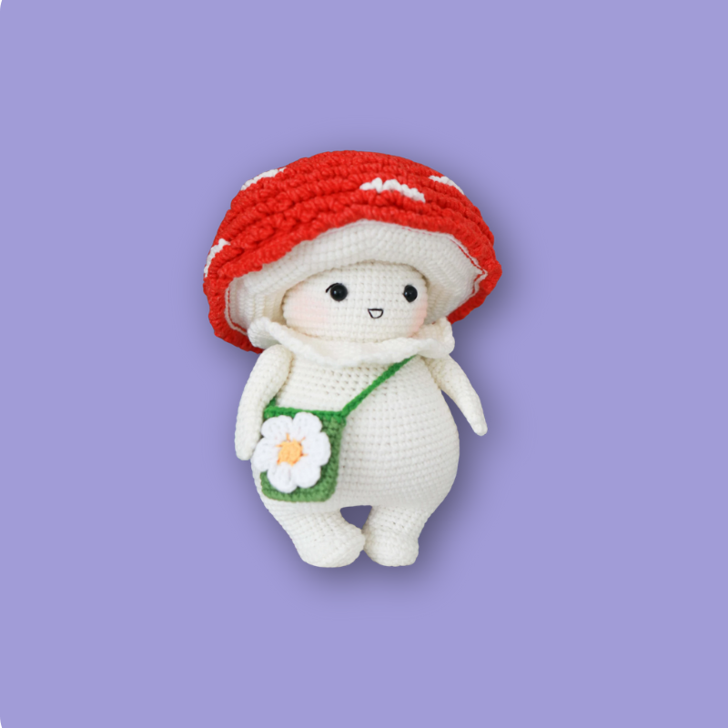 Mushroom Friend Crochet Pattern