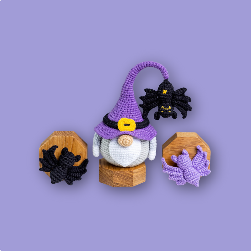 Combo 4 in 1 Gnome Halloween Crochet Pattern