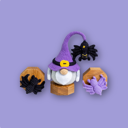 Combo 4 in 1 Gnome Halloween Crochet Pattern