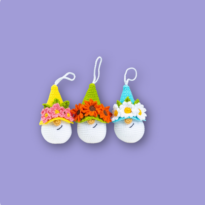 7 in 1 Festive Gnomes Crochet Pattern