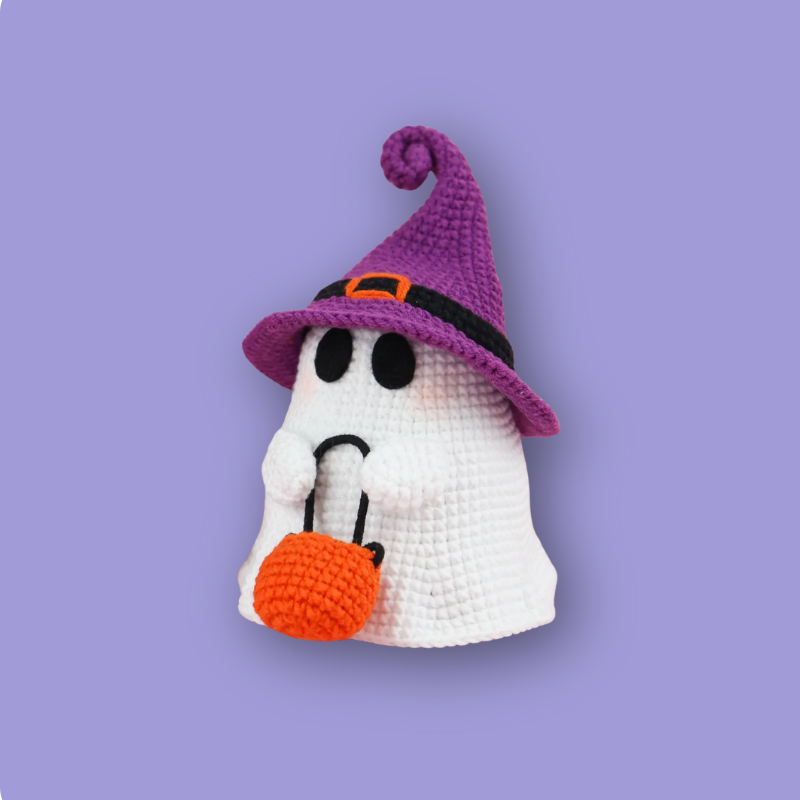 Spooky Shroom Ghosts Crochet Pattern