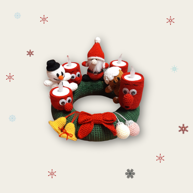 Amigurumi Christmas Wreath Crochet Patterns