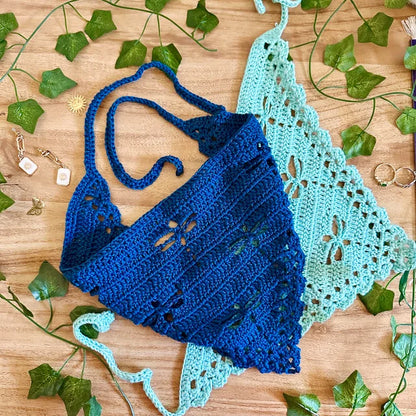 Dragonfly Bandana Crochet Pattern