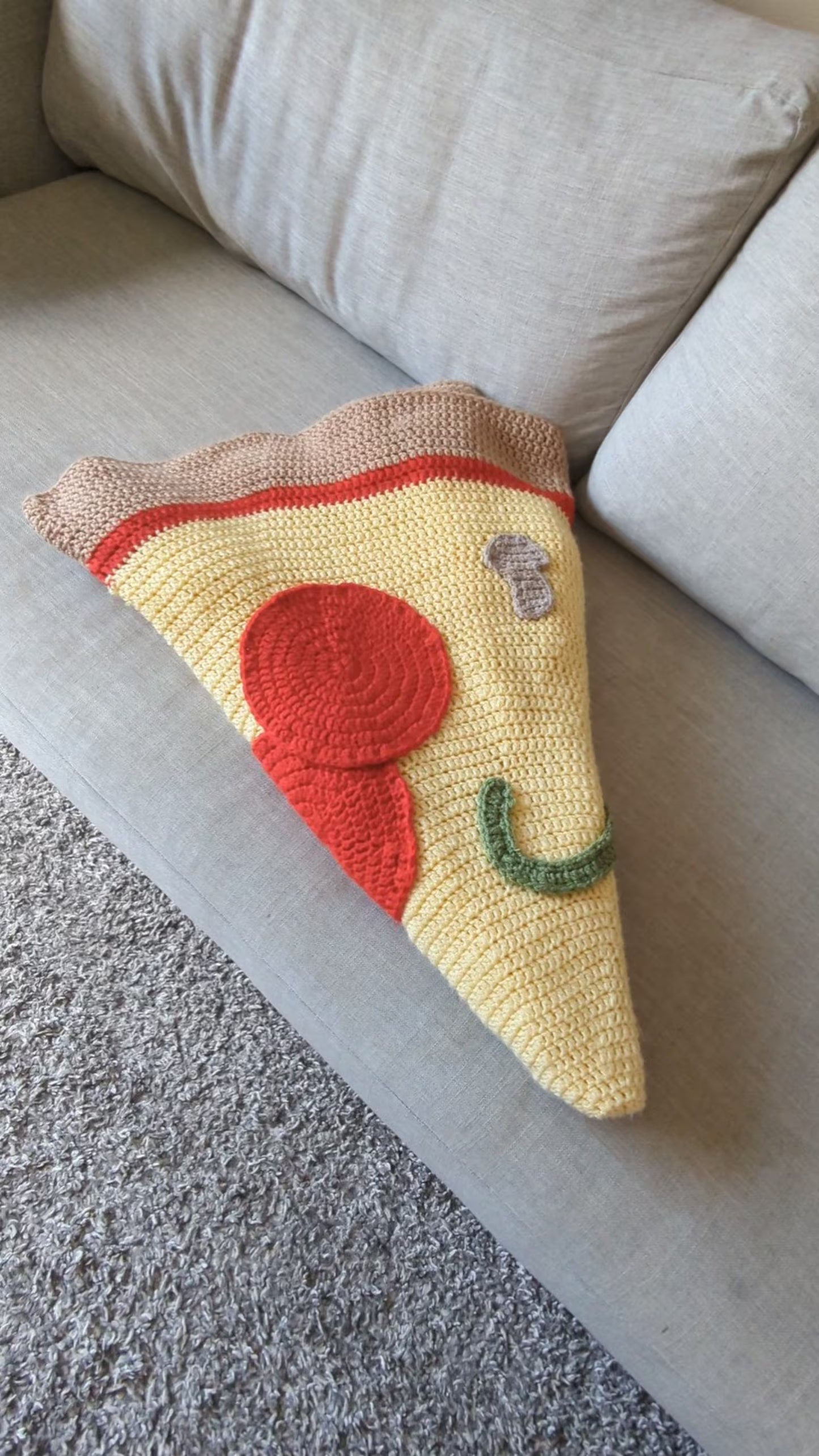 The "Pizza Lover" Set Crochet Pattern