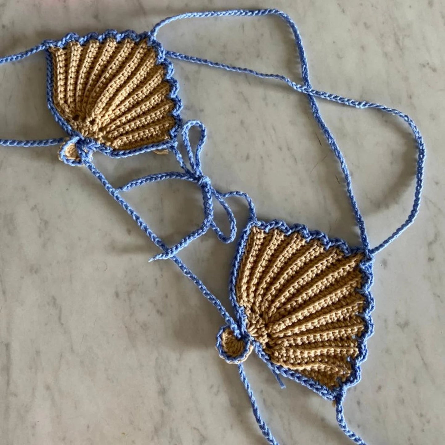 Shell Bra Crochet Pattern