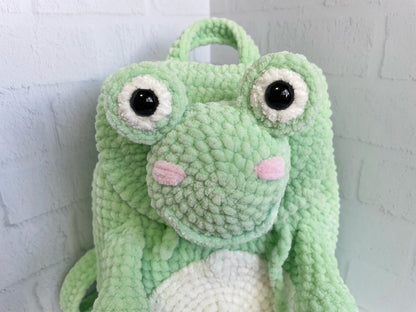 Froggy Pack Pal Crochet Pattern
