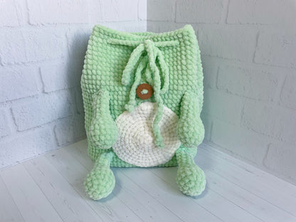 Froggy Pack Pal Crochet Pattern