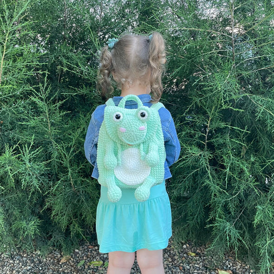 Froggy Pack Pal Crochet Pattern