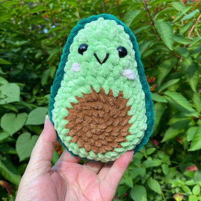 Avocado No Sew Crochet Pattern