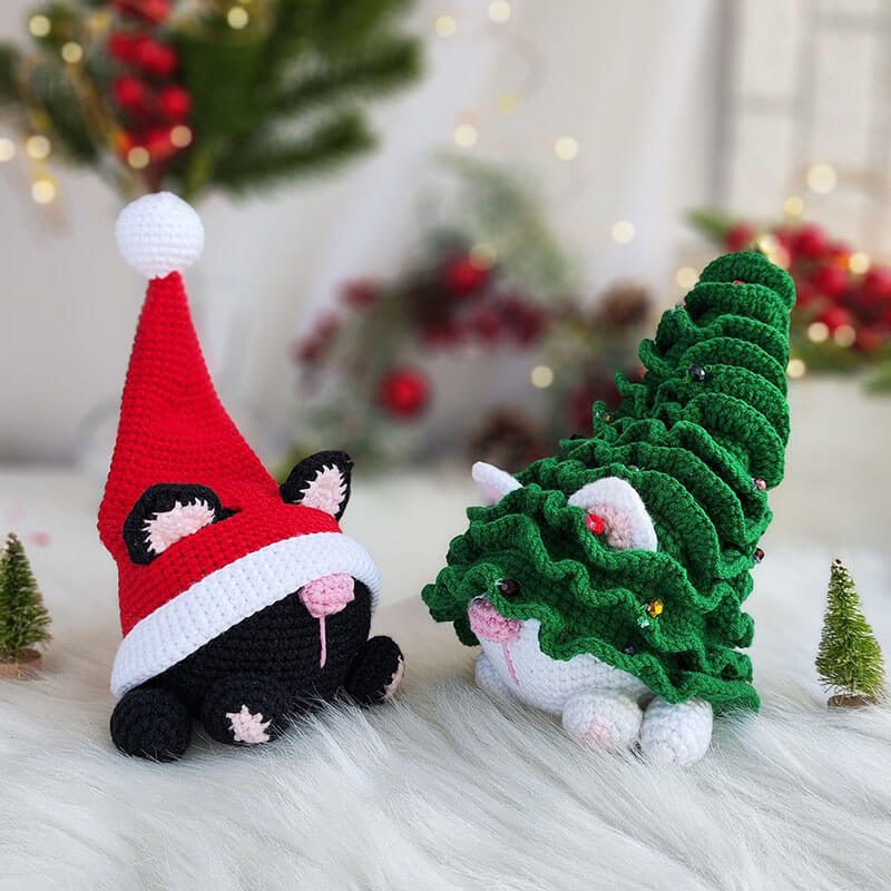 Christmas Cats Crochet Pattern