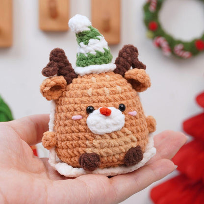 Reindeer on a Swing Crochet Pattern
