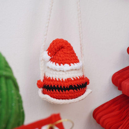 Hanging Santa Claus Crochet Pattern