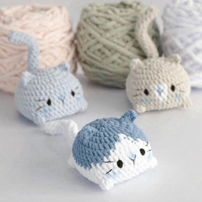 Cat Bun 3 in 1 Crochet Pattern