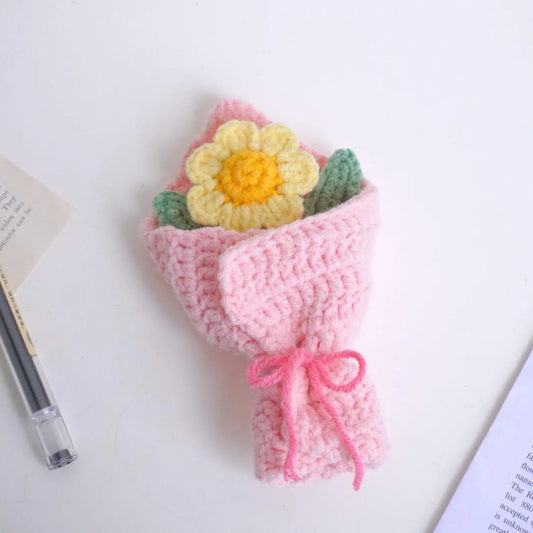 Yellow Daisy Bouquet Crochet Pattern