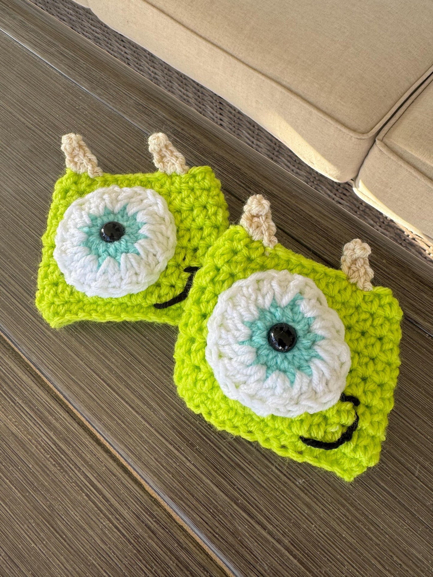 Monster Buddy Cup Cozy Crochet Pattern