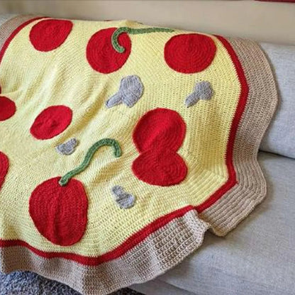 Pizza Blanket Crochet Pattern