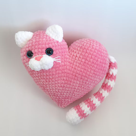 Heart Cat and Bunny Crochet Pattern