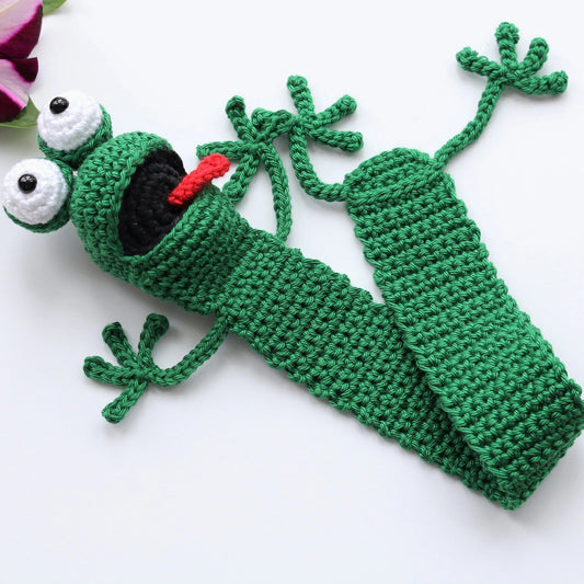 The Frog Bookmark Crochet Pattern