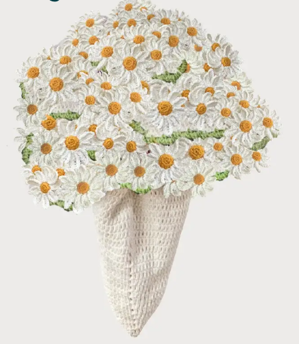 Daisy Bouquet Blanket Crochet Pattern