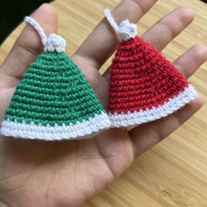 Christmas Hat Ornaments Crochet Pattern