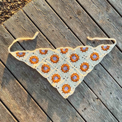 Daisy Bandana Crochet Pattern