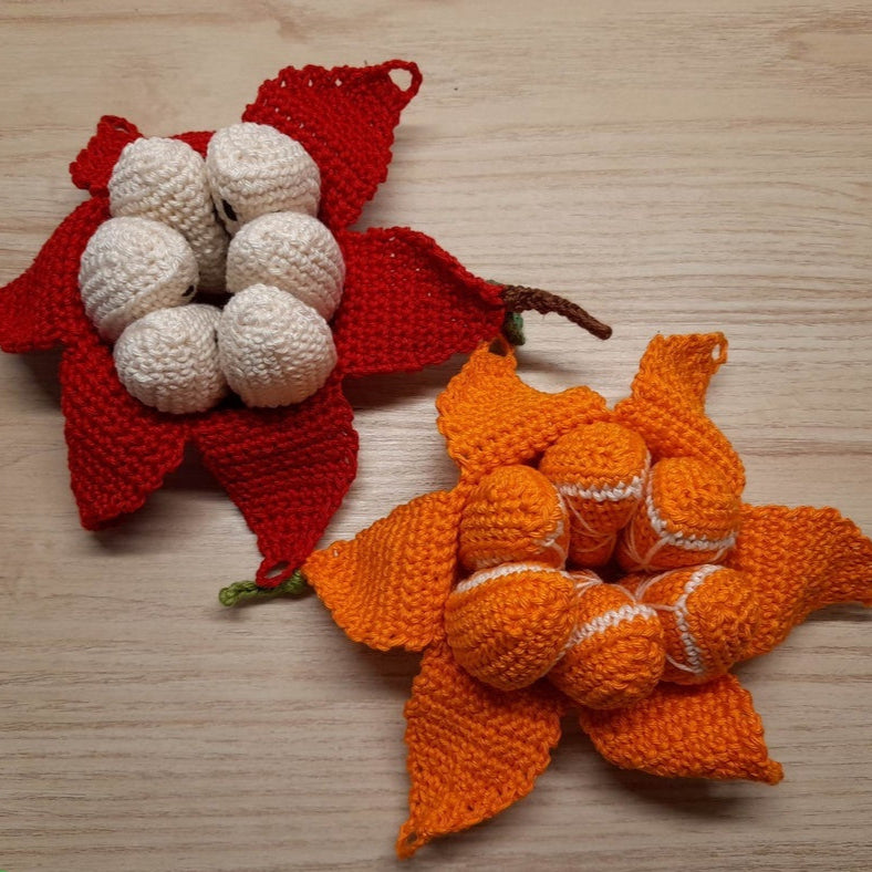 Peelable Orange - Apple Crochet Pattern