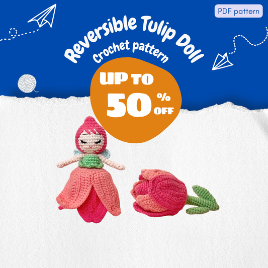 Reversible Tulip Doll Crochet Pattern