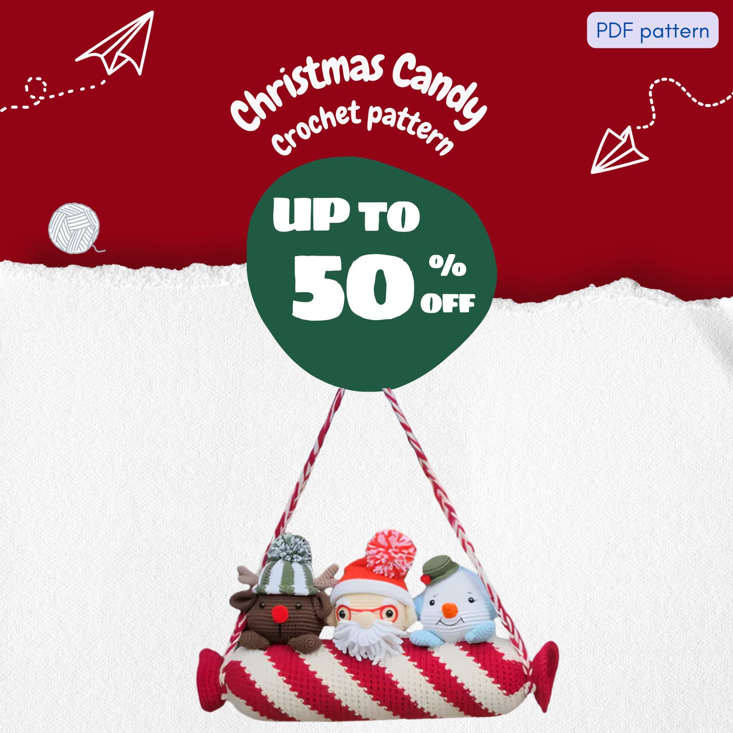 Christmas Candy Crochet Pattern