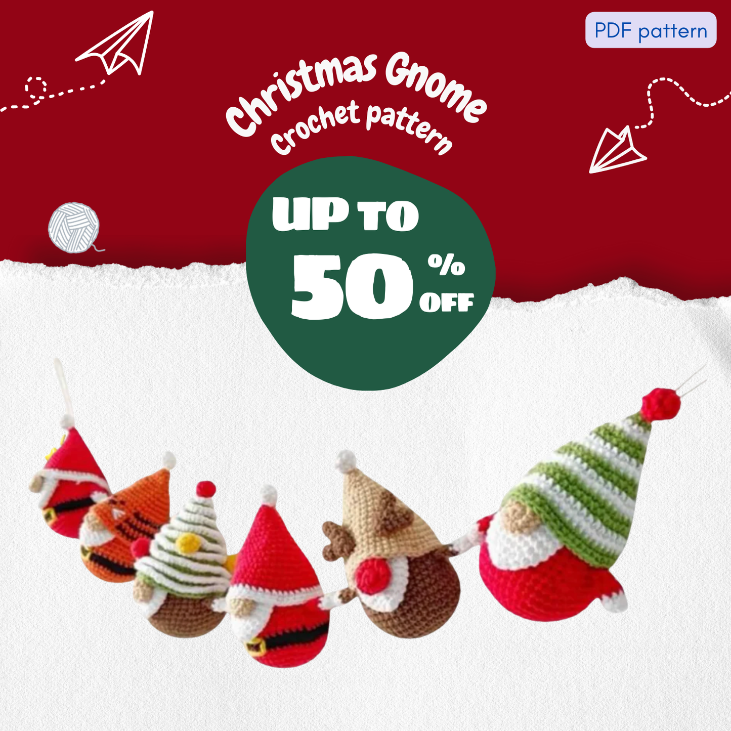 Christmas Gnome Crochet Pattern