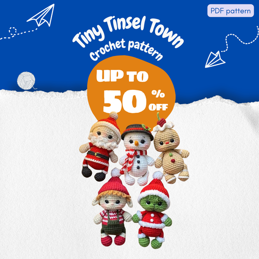 Tiny Tinsel Town Crochet Pattern