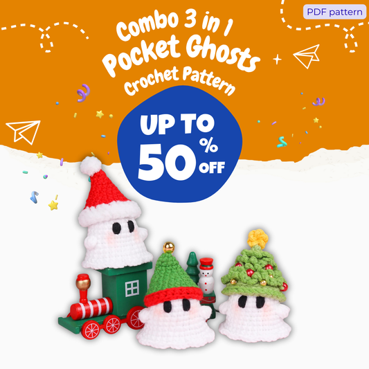 Pocket Ghosts Crochet Pattern