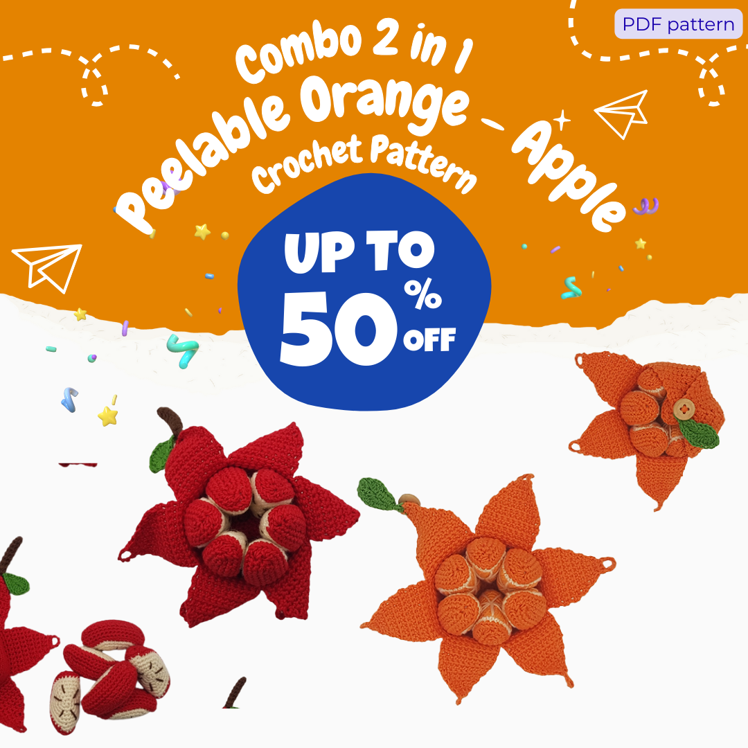 Peelable Orange - Apple Crochet Pattern