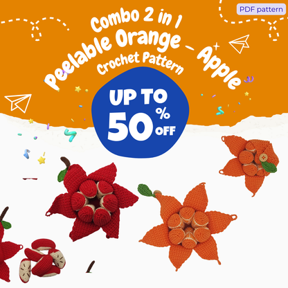 Peelable Orange - Apple Crochet Pattern