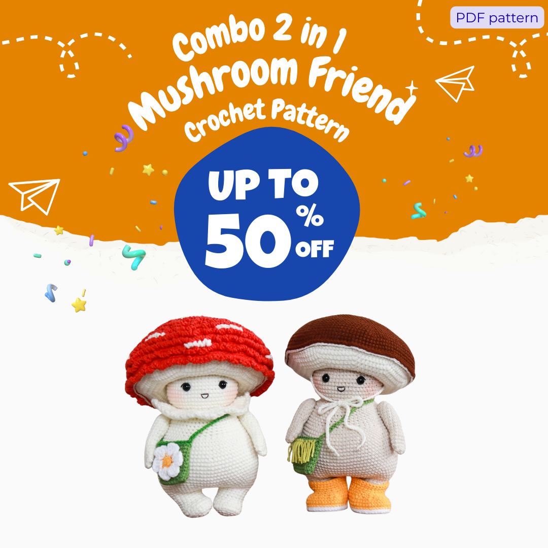 Mushroom Friend Crochet Pattern