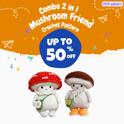 Mushroom Friend Crochet Pattern