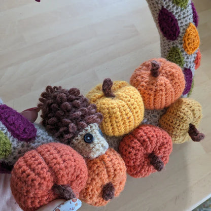 Autumn Harvest Wreath Crochet Pattern