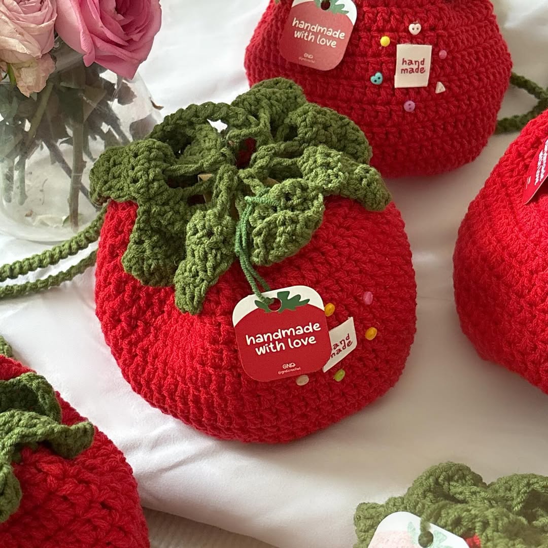 Tomato Bag Crochet Pattern