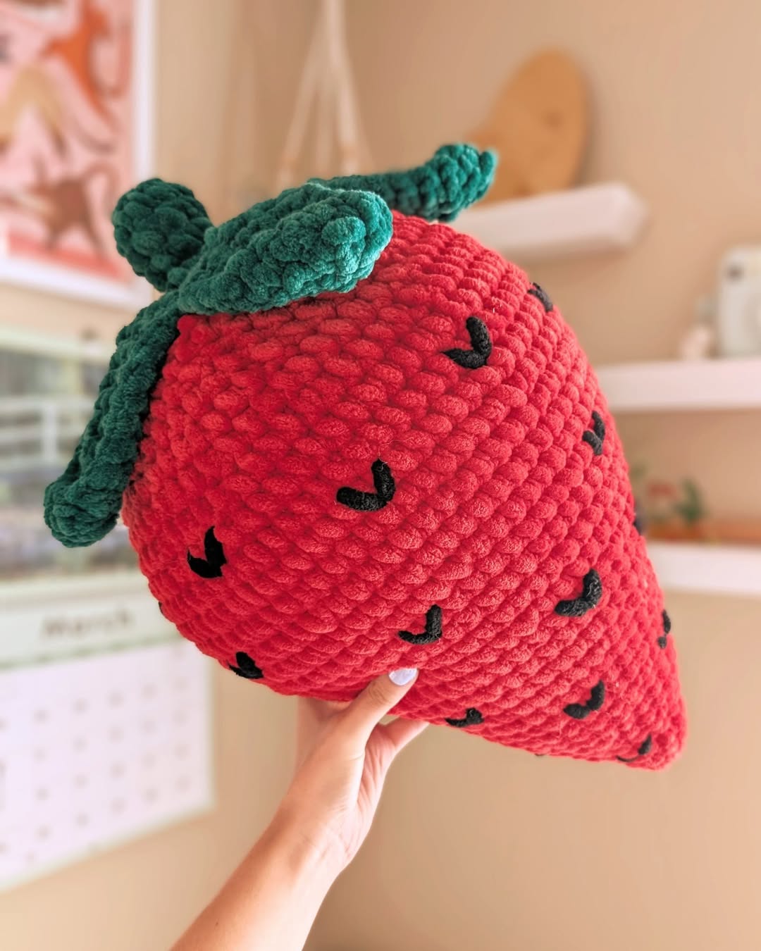 Big Strawberry Crochet Pattern