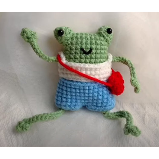 No sew leggy frog Crochet Pattern