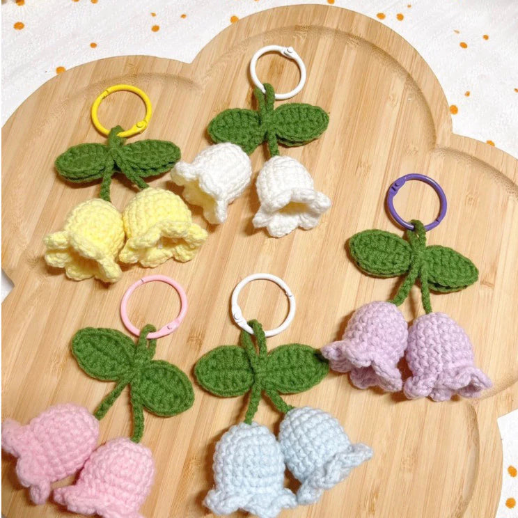 Lily keychain Crochet Pattern