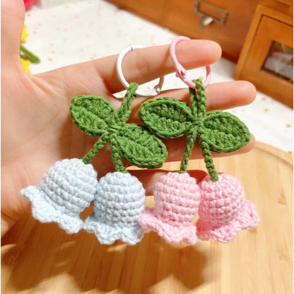 Lily keychain Crochet Pattern