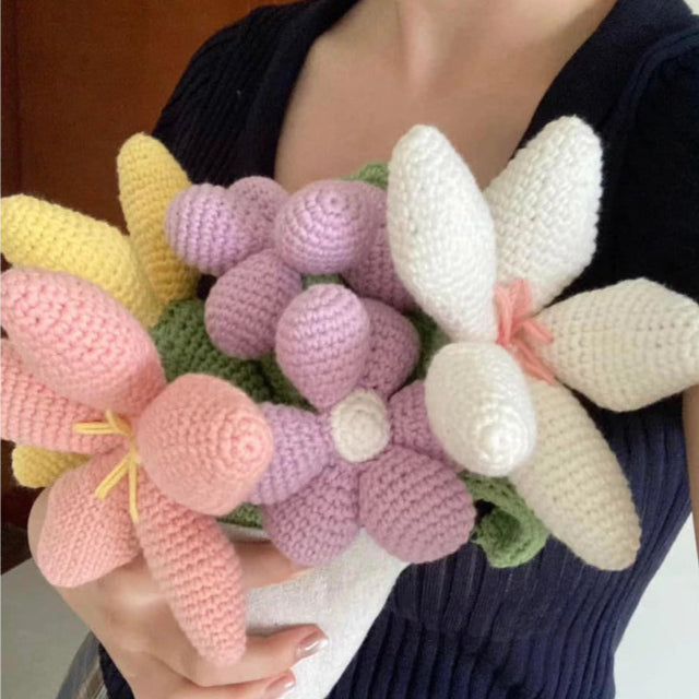 Mini Crochet Plush Bouquet Crochet Pattern